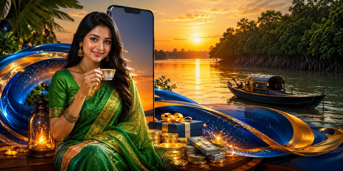 সুন্দরবনের পটভূমিতে ক্যাশব্যাক বোনাস উদযাপন